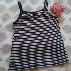 Striped Sleeveless Top